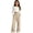 00#Khaki327, variant on Lullu Girls Baggy Sweatpants Kids High Waisted Drawstring Jogger Pants, Black, Sizes 5-14