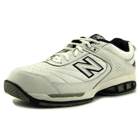 New Balance MC806 Men  Round Toe Leather White Tennis