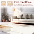 thumbnail image 2 of ODIKA 6' x 9' Machine Washable Non-Slip Area Rug, Abstract Blobs High Traffic Rug, Beige, 183033, 2 of 7