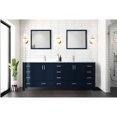 thumbnail image 6 of 84 In. W Navy Blue Double Bath Vanity Featuring White Quartz Top And 34in. Mirrors - Soft Close, Scratch Stain , 2 Cabinets, 14 Drawers For Generous Storage Class 84in. With Countertop & Interior, 6 of 6