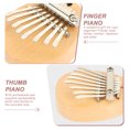 thumbnail image 3 of WEUVEB Finger Piano Portable with Accurate Tone Beech Wood 1Set, 3 of 6