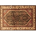 thumbnail image 1 of Ahgly Company Indoor Rectangle Persian Brown Traditional Area Rugs, 4' x 6', 1 of 4