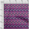 thumbnail image 1 of oneOone Viscose Jersey Fabric Leaves & Floral Block Print Sewing Fabric BTY 60 Inch Wide, 1 of 4