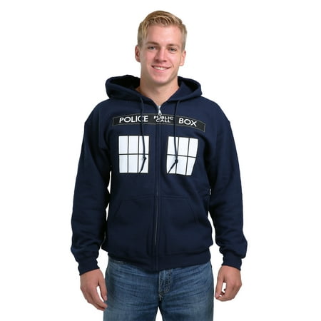 Doctor Who I Am TARDIS Costume Hooded Sweatshirt