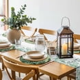 thumbnail image 6 of Palm Leaves Tropical Round 13 Inch Placemats Set of 8, Green Botanical Summer Green Ombre HeatResistant Non Slip Place Mats for Dining Table, Wipeable Braided Kitchen Table Mats for Housewarming, 6 of 9