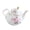1.0L-pink tea, variant on Ergonomic Handle Ceramic Teapot With Floral Pattern And Gold Trim Porcelain Tea Pots Suitable For Gifting