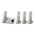 thumbnail image 1 of Panasonic Link2Cell KX-TGE474 - Téléphone Sans Fil - Système de Réponse - avec interface Bluetooth avec Identification de l'Appelant / Appel en Attente - Décembre 6.0 - Argent, 1 of 2