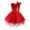 R123/Red, variant on Vividxx Dress For Girls Solid Color Sleeveless Party Dress For Girls With Round Neck Flowy Skirt For Performances And Stage Show 2-3 Years