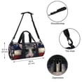 thumbnail image 5 of Independence Day Large Capacity Sports Bag with Interior Zipper Pocket - Ideal Gym Bag, Dance Bag, Soccer Bag - Size 17.7 Inches, 5 of 6