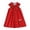 Red, variant on REDARER Toddler Girls' Summer Sleeveless Polka Dot Dress with Watermelon Print & Flutter Collar Ruffle Trim Button Front Holiday Party Kids Outfit,3-4 Years
