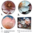 thumbnail image 3 of Designart "Blue captivate Gardens I" Abstract Botanicals Canvas Print, 3 of 5