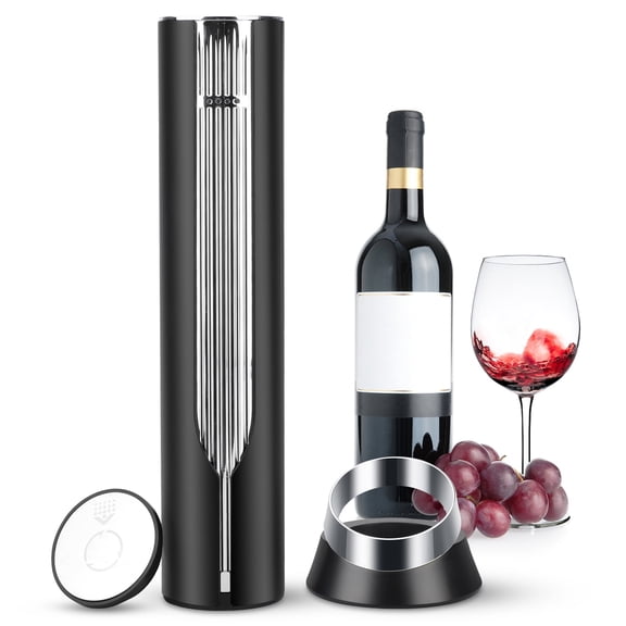 CELECTIGO Electric Wine Bottle Opener, Premium Automatic Wine Corkscrew with Foil Cutter and Charging Base