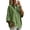93#Green, variant on Athletic Half Zip Waffle Knit Top for Women Three Quarter Sleeve Stand Collar Oversized Loose Fit Casual Sport Quarter Zip Pullover Sweatshirt