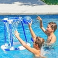thumbnail image 4 of GoSports Splash Hoop 360 Floating Pool Basketball Game Includes Hoop, 2 Balls and Pump, 4 of 6