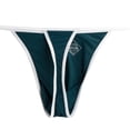 thumbnail image 3 of TANBOM Men's Nylon Thong Sexy Underwear Soft Big Pouch Breathable Tagless Green XXL, 3 of 6