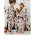 thumbnail image 5 of Men 1pc Christmas Print Hooded Sleep Jumpsuit for Christmas, 5 of 5