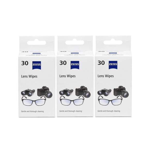 Zeiss Wipes 90pz toallitas humedas Limpieza 3pack