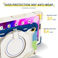 thumbnail image 3 of FJLBDE Case for Lenovo Tab K10 / M10 FHD Plus 10.3 inch with 360 Kickstand, Shoulder Strap Carrying Protective Cover, Multicolor Blue, 3 of 6