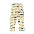 thumbnail image 4 of Balery Colorful Mustache print Men's Pajama Pants,Ultra Lightweight Pjs,Lounge Pant-XX-Large, 4 of 9
