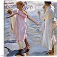 thumbnail image 1 of ARTCANVAS Time for a Bathe - Valencia 1909 Canvas Art Print by Joaquin Sorolla y Bastida - Size: 18" x 18" (1.50" Deep), 1 of 9