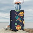 thumbnail image 7 of Zufioo Space Print Luggage Case Protective Cover, Zippered Anti-scratch Luggage Case Cover, Suitable for Travel, Business, Unisex-X-Large, 7 of 7