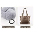 thumbnail image 5 of Round Spring O Rings, 8Pcs 1.3 Inch OD Trigger Buckle Snap Clips for Bags, Purses, Keyrings, Light Golden, 5 of 6