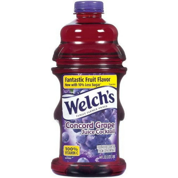 Welch's Blended Grape Juice Cocktail, 64-Ounce (Pack of 6)
