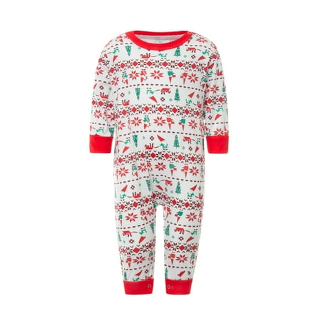 

Merqwadd Matching Family Pajamas Christmas Sleepwear Cotton Holiday Pjs
