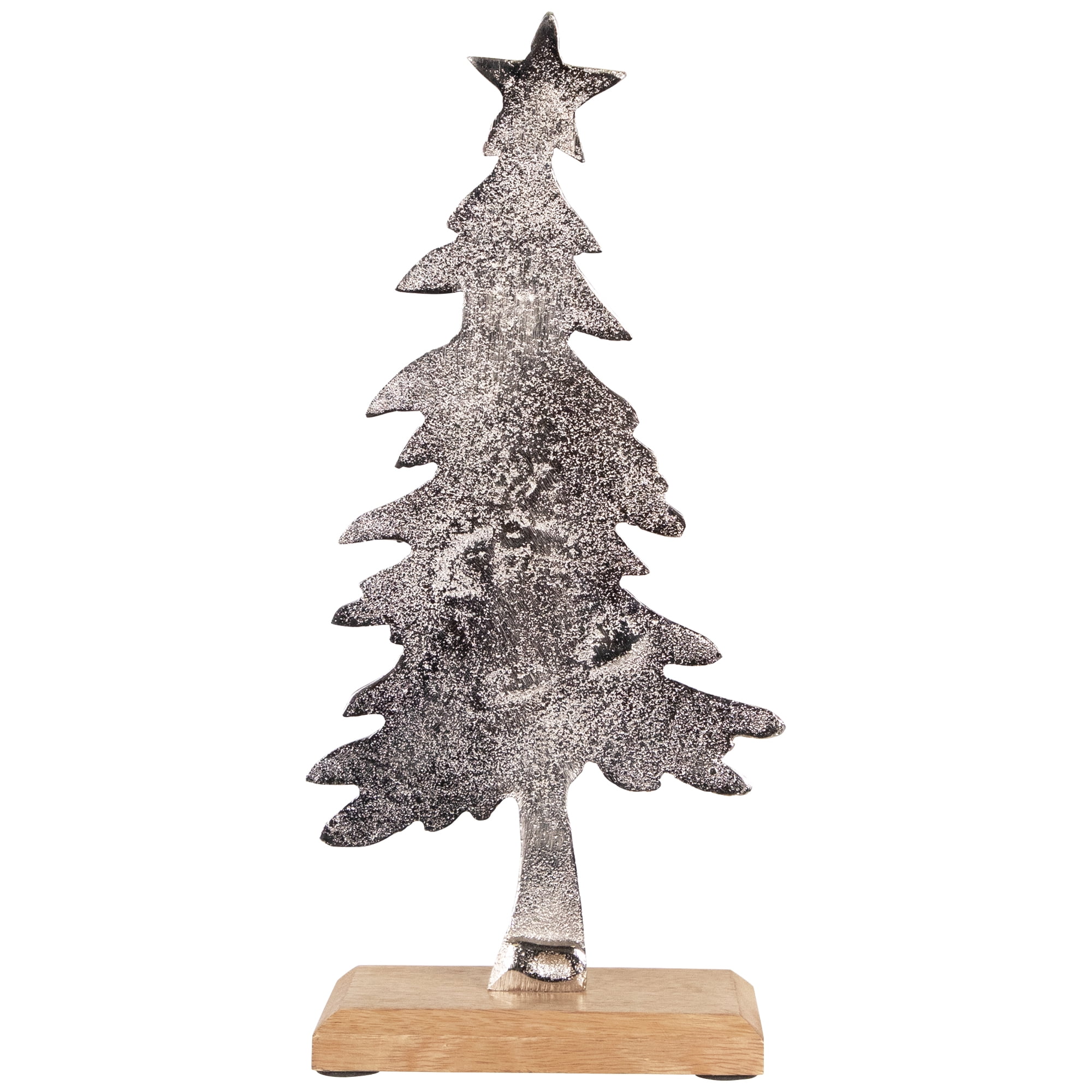 Northlight Embossed Swaying Tree Metal Christmas Decoration - 12"