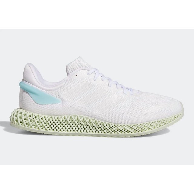 Ad-id-as 4D Run 1.0 Parley White Blue Spirit FV5323 sz 9 Men's Running Training