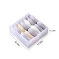 thumbnail image 3 of Neoyler Wardrobe Clothes Organizer with Compartments Foldable Washable Polyester Drawer Organizer for Laundry Underwear Socks Scarves Skirts and Closet Storage, 3 of 8