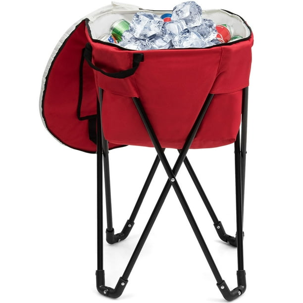 Folding Camping Ice Cooler Bag Portable outdoor Tub Party Picnic Cooler