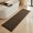 Black & Khaki, variant on Waffle Bath Mat, Small Boho Bathroom Rugs Non Slip Washable, Ultra Soft Super Absorbent Quick Dry Farmhouse Bathroom Decor, 16" x 24", Khaki