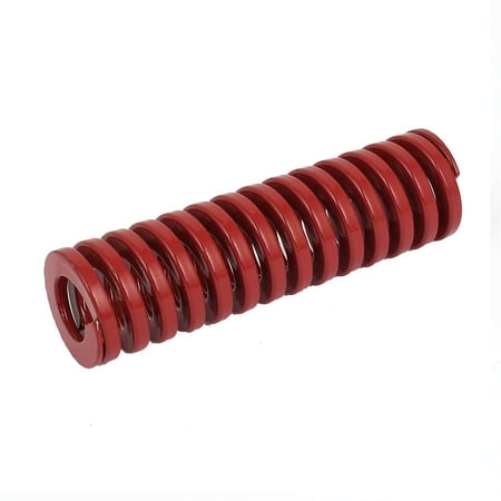 - 20mm OD 70mm Long Coil Medium Load Stamping Compression Mold Die Spring Red