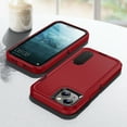 thumbnail image 3 of Casetego for iPhone 15 Case,Military Grade Shockproof Dropproof,with Kickstand Rugged Heavy Duty Protection Phone Case Cover,Red, 3 of 8