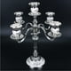 thumbnail image 2 of Candelabro de 5 brazos para mesa de comedor, adornos para banquetes, 36,5 cm de alto Plata, 2 of 7