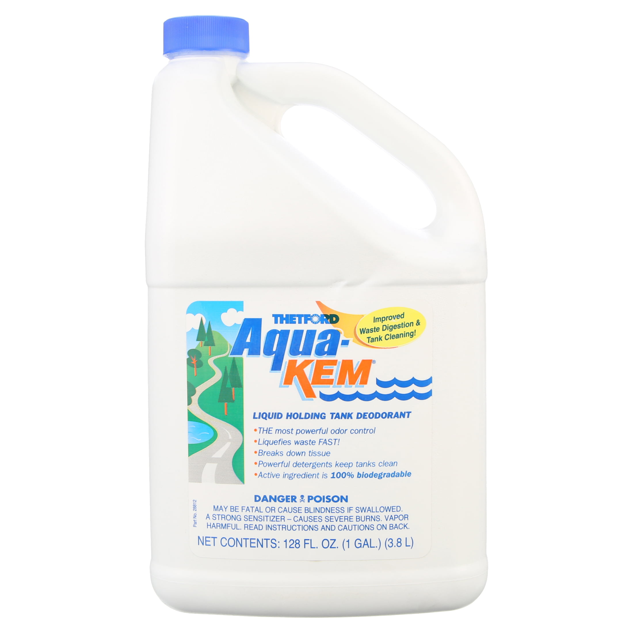 Aqua-Kem RV Holding Tank Treatment - Deodorant / Waste Digester / Detergent  - 32 oz - Thetford 09852 