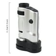 thumbnail image 3 of Handheld Kids Microscope 20X-40X Magnification With Led Light Portable Science Exploration Tool Includes Glass Slides Perfect For Outdoor Discovery 4.7 Inch Microscope, 3 of 9