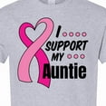 thumbnail image 4 of Inktastic Breast Cancer Awareness I Support My Auntie with Pink Ribbon T-Shirt, 4 of 5