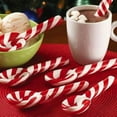thumbnail image 2 of Edible Sugar Candy Cane Peppermint Flavored Spoon 6Cts for Hot Chocolate Party and Coffee Bulk Christmas Flavors Birthday Goody Filler Stocking Stuffer Fun Party Supplies 1 Box of 6 Pack Each, 2 of 7