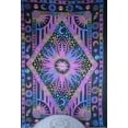 thumbnail image 4 of Burning Sun Tie Dye Tapestry, Celestial Sun Moon Star Planet Bohemian Tapestry Tarot Card Wall Hanging Boho Tapestry Hippie Hippy Tapestry Beach Coverlet Curtain 54 X 84 inches, 4 of 4