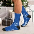 thumbnail image 7 of Bingfone Compression Socks for Women and Men Long Socks for Running Athletic Cycling Nurse- Compass, 7 of 7