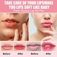 thumbnail image 3 of Brillo de labios Eelhoe Plumping Lip Glaze Cuidado para dar volumen a los labios Diluye las líneas de los labios Agua hidratante Aceite de brillo de labios de vidrio ligero, 2 piezas, coral y frambu, 3 of 4