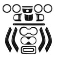 thumbnail image 1 of Convenient Application ABS Trim Kit for Jeep for Wrangler JK 1117 Red Color, 1 of 1