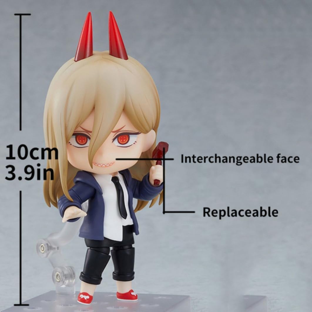 New Chainsaw Power (1580 Q Ver) Character Anime Model Statue Action Figures Desktop Ornament Popular Decorations Fan Souvenirs Creative Gift Collectable