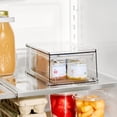 thumbnail image 4 of iDesign Stackable Kitchen Storage Drawer - Set of 4 - Clear, 4 of 6