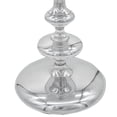 thumbnail image 3 of Mesa auxiliar Benzara 58 cm de aluminio, redonda, tallada, plata, 3 of 6