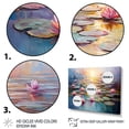 thumbnail image 3 of Designart "Monet's Water Lily Pond Reflections in Art I" Cottage Framed Wall Art - Country Green Lake Entryway Framed Wall Art Print, 3 of 6