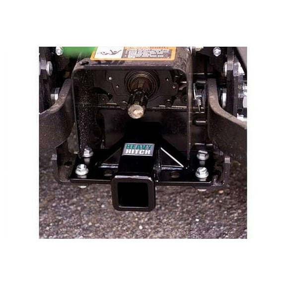 HHRP: Rear Receiver Hitch Plate for John Deere Sub-compact Tractors - Black