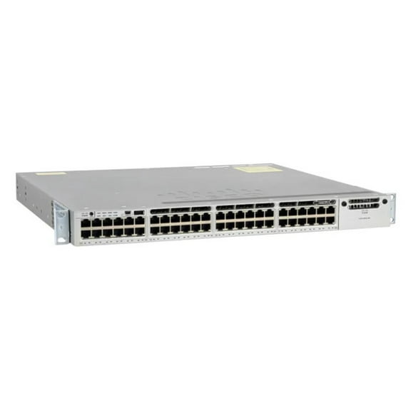 Cisco WS-C3850-48T-E 48 Ports Managed Network Switch w/ IPSERVICE LICENSE